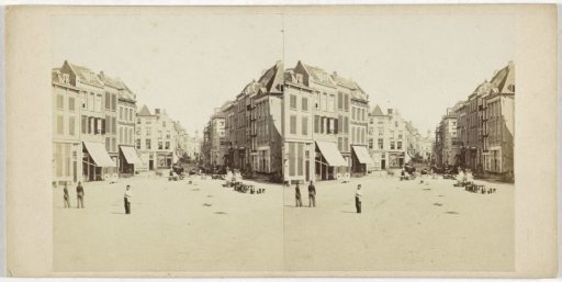 View of a square in Rotterdam