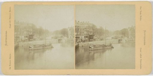 View of the Nieuwehaven in Rotterdam