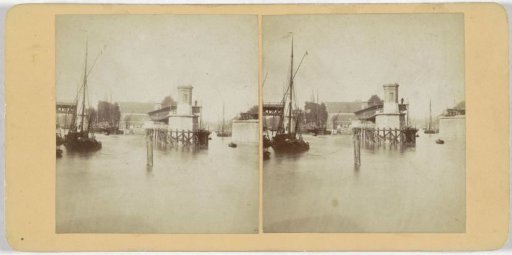 View of the Wijnhaven in Rotterdam