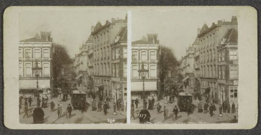 View of the Gravenstraat in The Hague