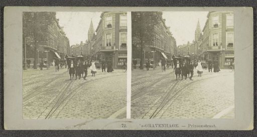 View of the Prinsestraat in The Hague