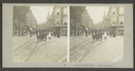 View of the Prinsestraat in The Hague