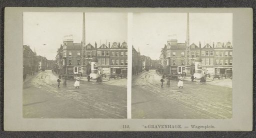 View of the Wagenplein in The Hague
