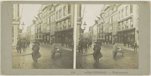 View of the Wagenstraat in The Hague