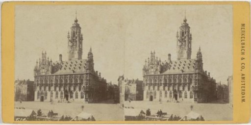 View of the Town Hall in Middelburg