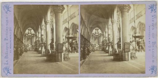 Church interior, possibly the St. Paul's Church in Antwerp