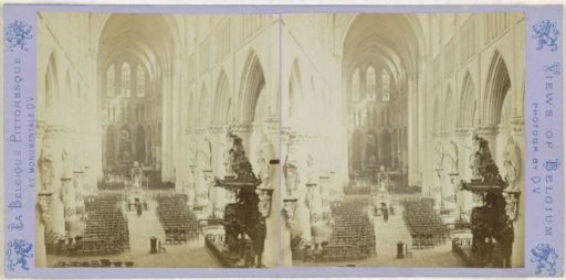 Interior of the St. Michael and St. Gudula Cathedral