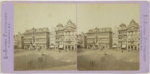 View of the Bread House on the north side of the Grand Place in Brussels