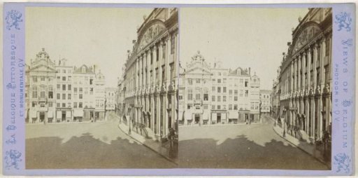 Grand Place in Brussels with on the right the House of the Dukes of Brabant