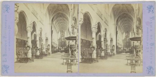Interior of the St. Paul's Church in Antwerp
