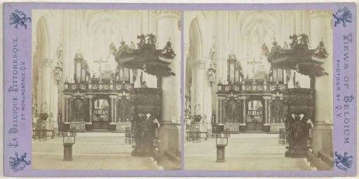 Interior of the St. James's Church in Antwerp