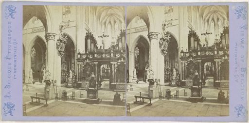 Interior of the St. James's Church in Antwerp