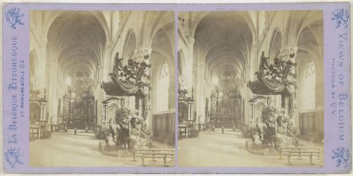 Interior of the St. Andrew's Church in Antwerp