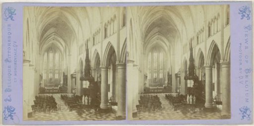 Interior of the St. Paul's Cathedral in Liège