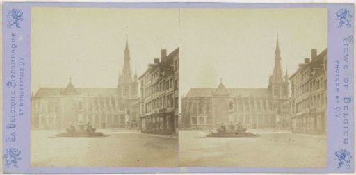 View of the St. Paul's Church in Liège