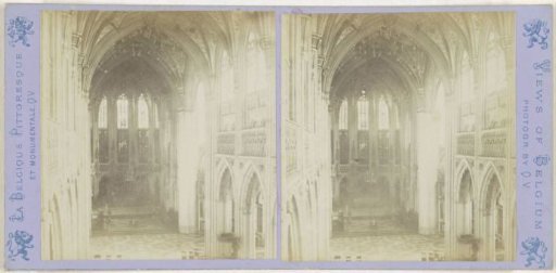 Interior of the St. James' Church in Liège