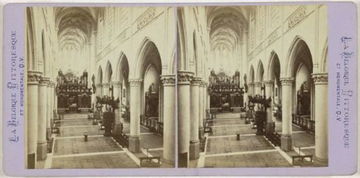 Interior of the St. James' Church in Liège