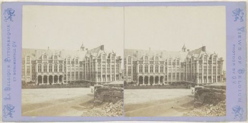 View of the East Facade of the Palace of the Prince-Bishops in Liège
