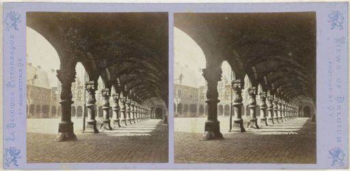 View of a Gallery in the Courtyard of the Palace of the Prince-Bishops in Liège