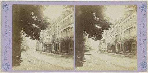 View of possibly the Rue Royale in Spa