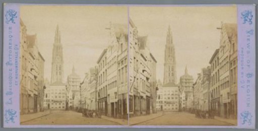 View of the Tower of the Cathedral of Our Lady in Antwerp
