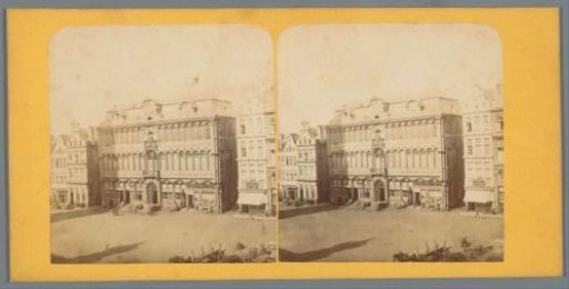 View of the Bread House on the Grand Place in Brussels