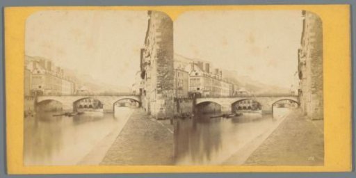 Bridge over the Sambre and the citadel in Namur, Belgium