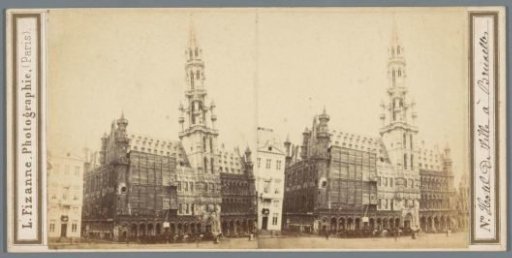 View of the Town Hall of Brussels