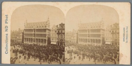 View of the Bread House on the Grand Place in Brussels