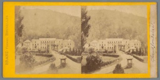 View of the bath hotel in Chaudfontaine