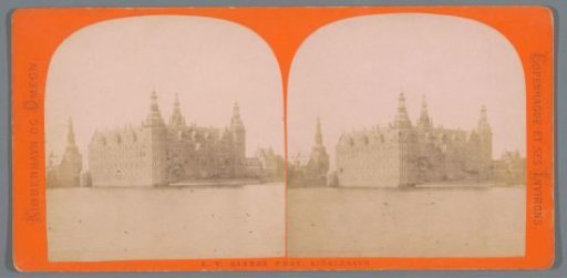 View of Frederiksborg Castle in Hillerød, Denmark