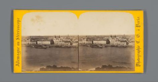 View of the Danube and the district Pest in Budapest