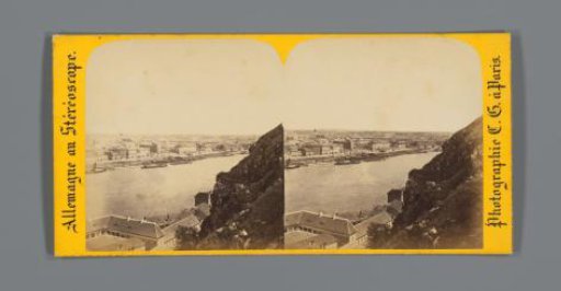 View of Pest from Buda in Budapest