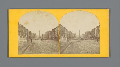 View of Sackville Street in Dublin