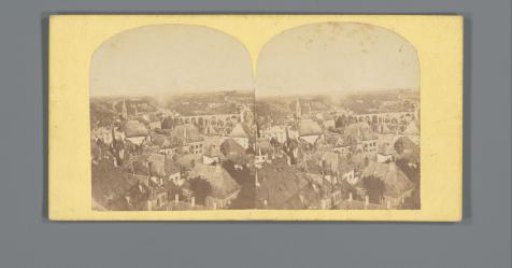 View of Luxembourg, bird's-eye view