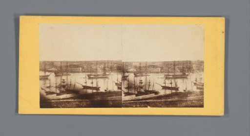 British fleet in the harbour of Malta