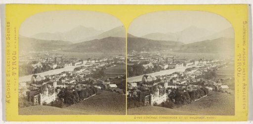 View of Innsbruck and Waldrast in the background, Austria