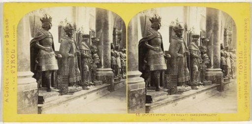 Bronze statues in the Hofkirche, Innsbruck