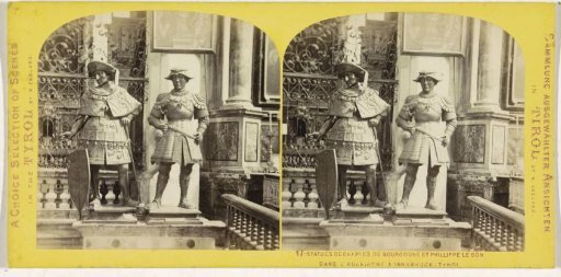 Statues of Charles the Bold and Philip the Good in the Hofkirche, Innsbruck