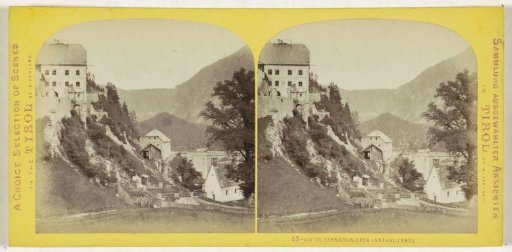 View from Fernstein Bridge towards the valley, Tyrol