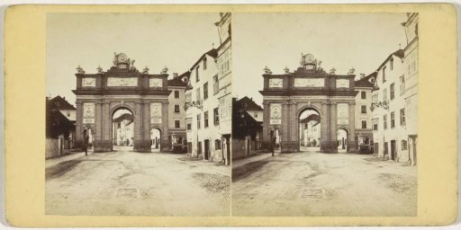 North side of the triumphal arch in Innsbruck