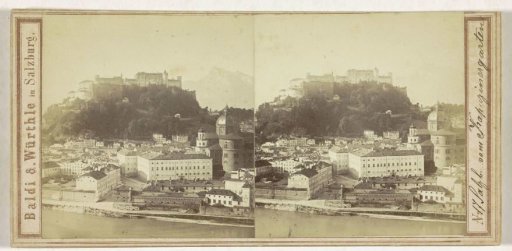 View of Salzburg, seen from the Capuchin Monastery