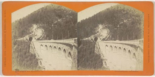 Gamperlgraben Viaduct, part of the Semmering Railway