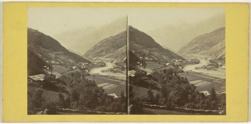 View of the village of Urgen on the Inn