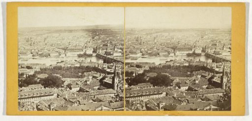 View of Prague from the Prague Castle, Hradčany, Prague