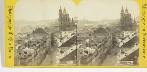 View of the Kostel svatého Mikuláše or St. Nicholas Church, Malá Strana, Prague