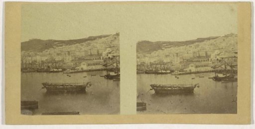 View of Algiers from the harbour