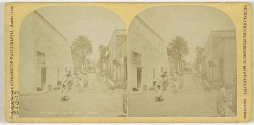 Street scene in the Rue Malakoff, Biskra