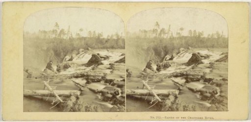 Rapids in the Rivière Chaudière, near Québec