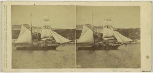 Brigantine launched in the harbour of Havana